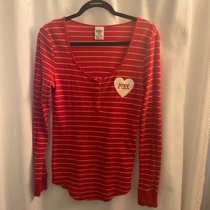 Long Sleeve VS Pink Sleep Shirt